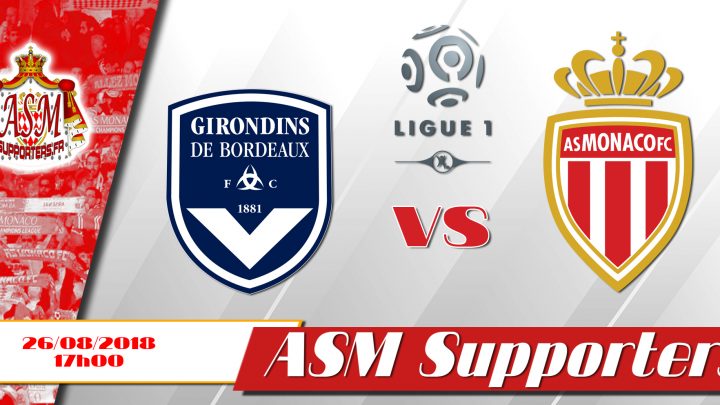 Monaco chute en fin de match à Bordeaux (2-1)